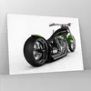 Bilder auf glas - Motorrad Chrom Schlauch Reise - 70x50cm - Produktbild-Vorschau 4