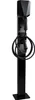 A black electric vehicle charging station on a white background. Produktbild-Vorschau