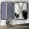 Devillo® Kofferset 4tlg. S-M-L-XL, Terrabraun - Trolley Produktbild-Vorschau 5