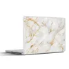 MuchoWow® Laptop Aufkleber Sticker Cover Marmor - Weiß - Produktbild-Vorschau 1