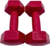 Two pink dumbbells are shown against a white background. Náhľad obrázku produktu