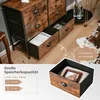Komoda COSTWAY z 6 szufladami i składanymi szufladami z Podgląd zdjęcia produktu 2