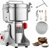 A VEVOR electric grain grinder and its accessories are displayed against a white background. Voir les images du produit