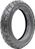 A black tire on a white background. Anteprima dell’immagine prodotto