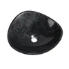 A black marble sink on a white background. Anteprima dell’immagine prodotto