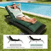 (vert foncé) Coussin pour chaise longue 180x50x10cm, Voir les images du produit 7