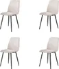 Hoyz-Kollektion – Stuhl Rib – Rock Off White – 4er-Set Produktbild-Vorschau 3