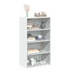 vidaXL Highboard blanc 70x41x124 cm Bois composite Voir les images du produit 3