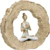 Gilde Skulptur, rund, "Padmasana", Yogamotiv, Kunstharz, Anteprima dell’immagine prodotto 3