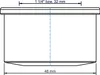 POLOPLAST POLO-KAL, Steckdichtung, 1 1/4", Da 46 mm, 1 Stk. Produktbild-Vorschau 2