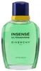 Grüner Glasflakon der Givenchy Insensé Ultramarine After Shave Lotion 100 ml mit maritim inspiriertem Design und Originalverschluss Produktbild-Vorschau