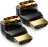 deleyCON HDMI 90° Winkeladapter 2 Stück im Set - HDMI Typ A Produktbild-Vorschau 1