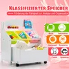 Kinderregal, Spielzeugregal mit 3 Aufbewahrungsboxen & 1 Produktbild-Vorschau 2