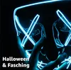 TK Gruppe Timo Klingler LED Scary Mask modrá - ako z Očisty Náhľad obrázku produktu 6