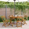 vidaXL Klappbarer Gartentisch 110 cm Massivholz Akazie Produktbild-Vorschau 1