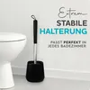 HGMD Toilettenbürste Silikon mit Halter - Schwarz - Produktbild-Vorschau 5