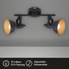 Lampada da soffitto faretto orientabile retrò 2xE14 40W Anteprima dell’immagine prodotto 2