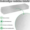 A stack of metal sheets with a close-up view of the brushed metal texture and icons with text describing product features. Náhled obrázku produktu