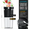 A product image showcasing a smoothie maker with strawberries and descriptive text. Produktbild-Vorschau