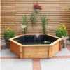 Sechseck-Hochteich 125cm, LxBxH: 145 cm x 128 cm x 41 cm, Produktbild-Vorschau 2