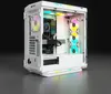 CORSAIR Geh iCUE 5000T RGB (Tempered Glass) White Produktbild-Vorschau 9