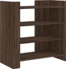 vidaXL Sideboard Braun Eichen-Optik 73,5x35x75 cm Produktbild-Vorschau 2