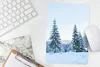 MuchoWow® Mauspad Mousepad Winter - Schnee - Bäume 18x27 cm Produktbild-Vorschau 5