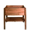 BURI Hochbeet Holzhochbeet 80,5x78,5x40cm Kiefer Garten Produktbild-Vorschau 1