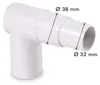 ABS 90° Universaladapter 32/38mm Schlauch-Anschluss Produktbild-Vorschau 2