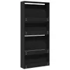 vidaXL Armoire à chaussures avec miroir 4 compartiments Voir les images du produit 12