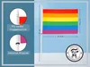 PHENO FLAGS Handfahne Regenbogen Fähnchen Stockfahne Produktbild-Vorschau 2