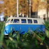 Spielzeugauto Bus VW Bulli 11,5cm blau Modellauto Blechauto Produktbild-Vorschau 8