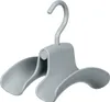 A single gray handbag hanger is shown against a white background. Produktbild-Vorschau