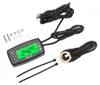 Digitálny časomerač, voltmeter a teplomer 3 v 1 – vodotesný Náhľad obrázku produktu 2