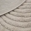 Teppich Rund - 120 cm - Beige - Geometrisches Muster - Produktbild-Vorschau 6