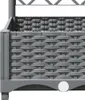 vidaXL květináč s mříží Světle šedý 120x120x121,5 cm PP Náhled obrázku produktu 6