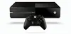 A black Xbox One console and controller are displayed against a white background. Produktbild-Vorschau