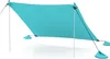 Tenda da spiaggia COSTWAY 300x300cm, tenda solare UPF 50+ Anteprima dell’immagine prodotto 1