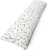 A long, floral-patterned pillow is shown diagonally against a white background. Produktbild-Vorschau