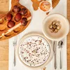 HOMLA WILORA Talerz deserowy plamisty brązowy 21 cm Podgląd zdjęcia produktu 6