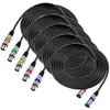 Solidchoice – 5 Stück Mikrofonkabel, 5 Meter, XLR-Stecker Produktbild-Vorschau 1