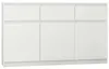 Komoda 120 cm 3 zásuvky 3 dveře skříňka FRAMIRE S-3 bílá Náhled obrázku produktu 7