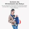 Tragetuch Baby geborene – Babytrage ab Geburt bis 15 kg – Produktbild-Vorschau 4
