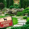 Vorsicht Hund Vintage Silhouette Metallschild in 15x20 cm Produktbild-Vorschau 5