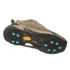 A single shoe with ice cleats attached to the sole, shown from a side-angle against a white background. Anteprima dell’immagine prodotto