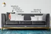 MuchoWow® Zierkissen Sofakissen Wohnzimmer Dekokissen 60x60 Produktbild-Vorschau 3