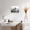 Gerahmtes Poster - Weißer Rahmen - Frau Strand Surfen - Produktbild-Vorschau 6