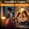 LED Nachttischlampe 2er Set, Nachttischlampe Touch Produktbild-Vorschau 5