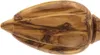A wooden citrus juicer with a pointed end and carved lines, set against a white background. Produktbild-Vorschau