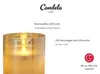 Candela Lights LED Kerzenglas 3er Set Gold Echtwachs inkl. Produktbild-Vorschau 3